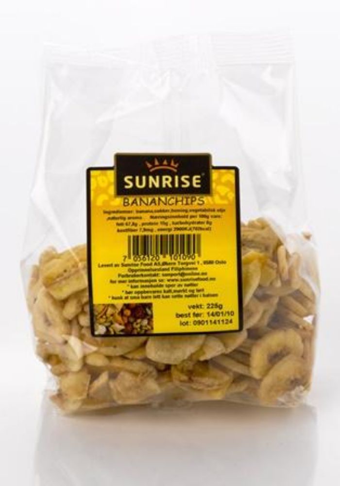Sunrise food - sunrise bananchips