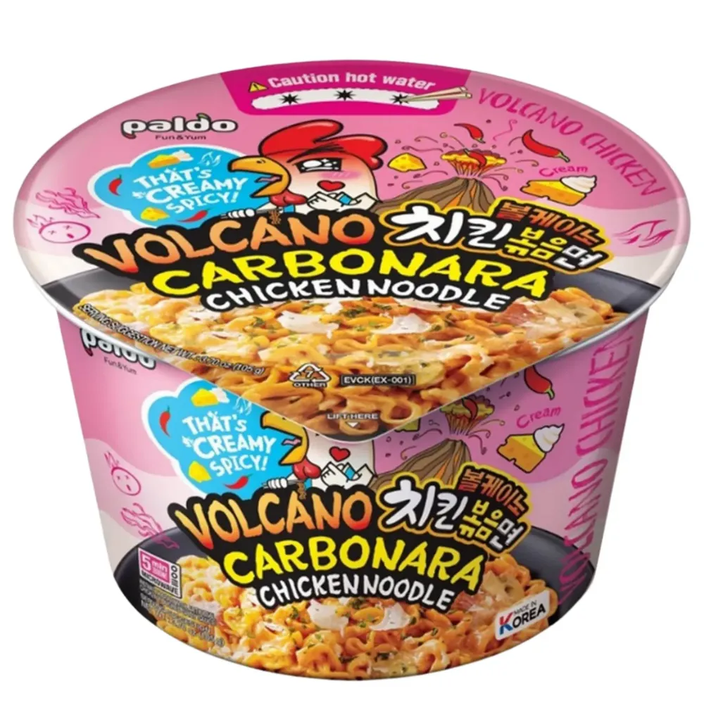 Paldo volcano carbonara cup