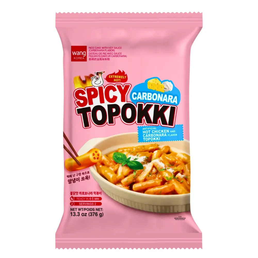 Diverse - wang rice cake with spicy carbonara