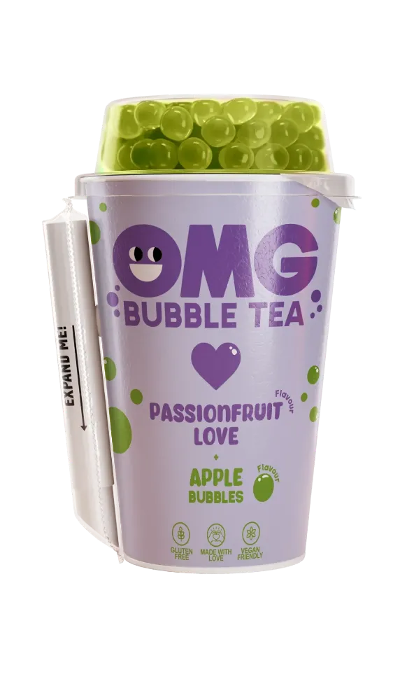 Diverse - omg bubble tea passionfruit love