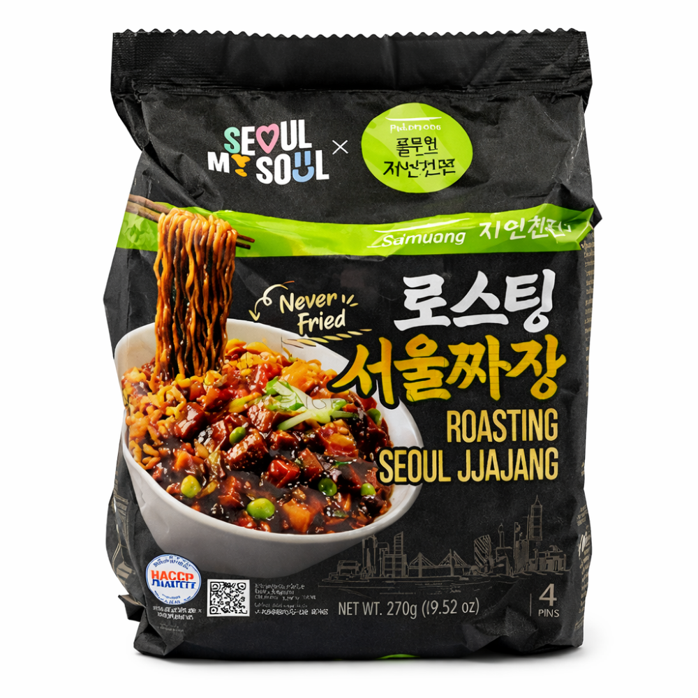 Diverse - pulmuone roasting seoul jjajang 4-pack