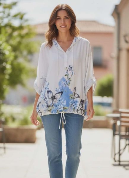 Bilde av HETTESKJORTE MED PRINT