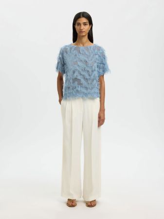 Selected LULU O-NECK - Trui - super sonic/blauw