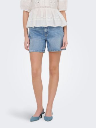JDY Short Décontracté Femme Jdygeggo JRS - Taille Haute Élastique Poches