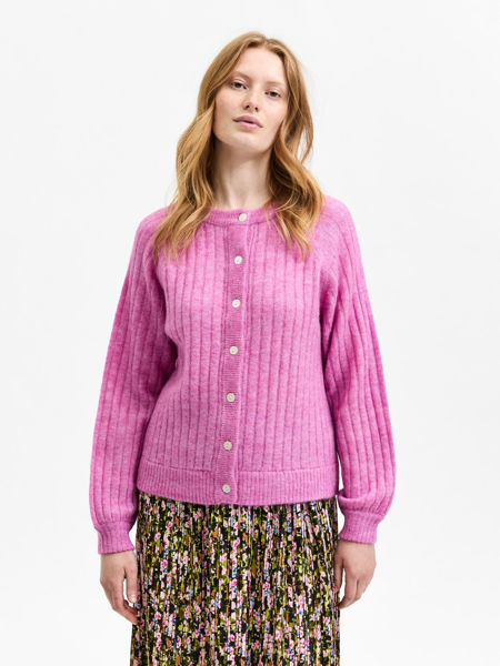 Slfselma Ls Knit Pullover Jacaranda