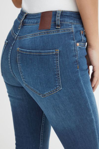 Bilde av PULZ PZEMMA SKINNY JEANS M ZIP - BLÅ