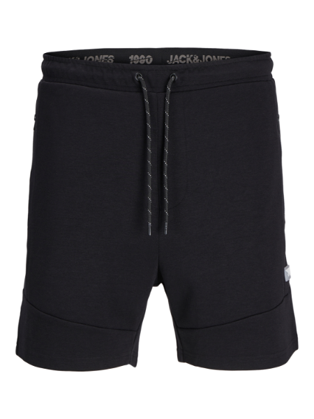 JACK & JONES Mannelijke sweatshorts regular fit sweatshorts, zwart, M : Jack & Jones