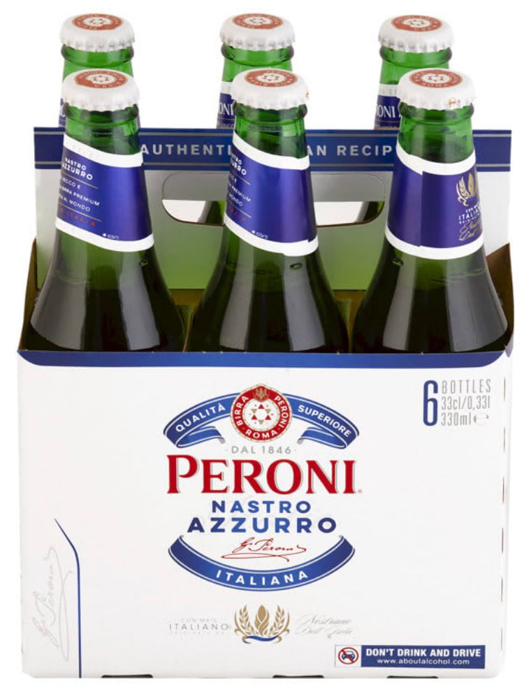 Peroni nastro azzurro 0,33l