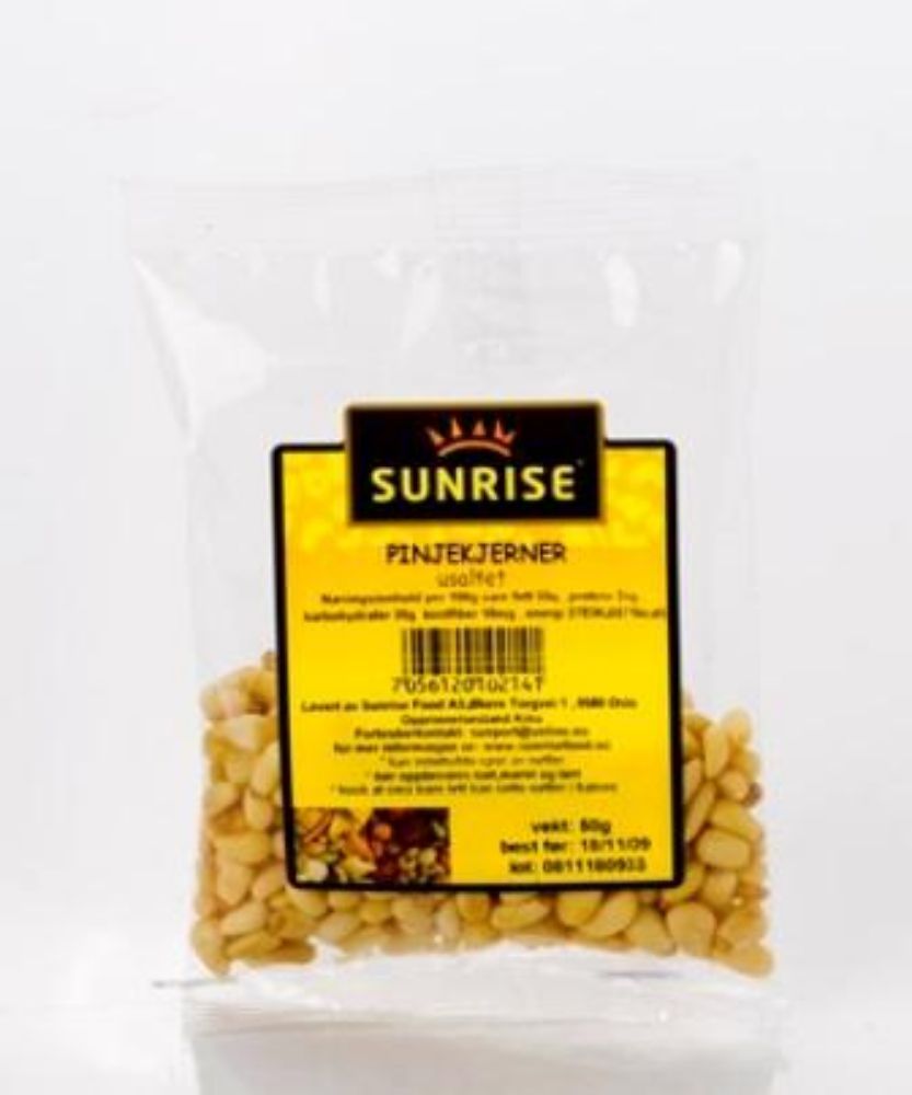 Sunrise food - sunrise pinjekjerner
