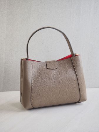 Bilde av AGNETE SKINNVESKE, TAUPE