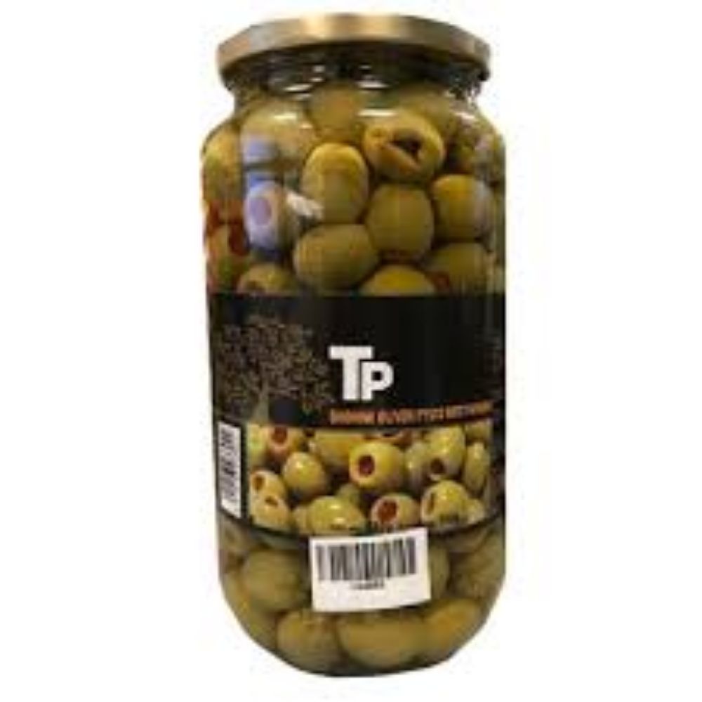 Tp grønne oliven m/paprika