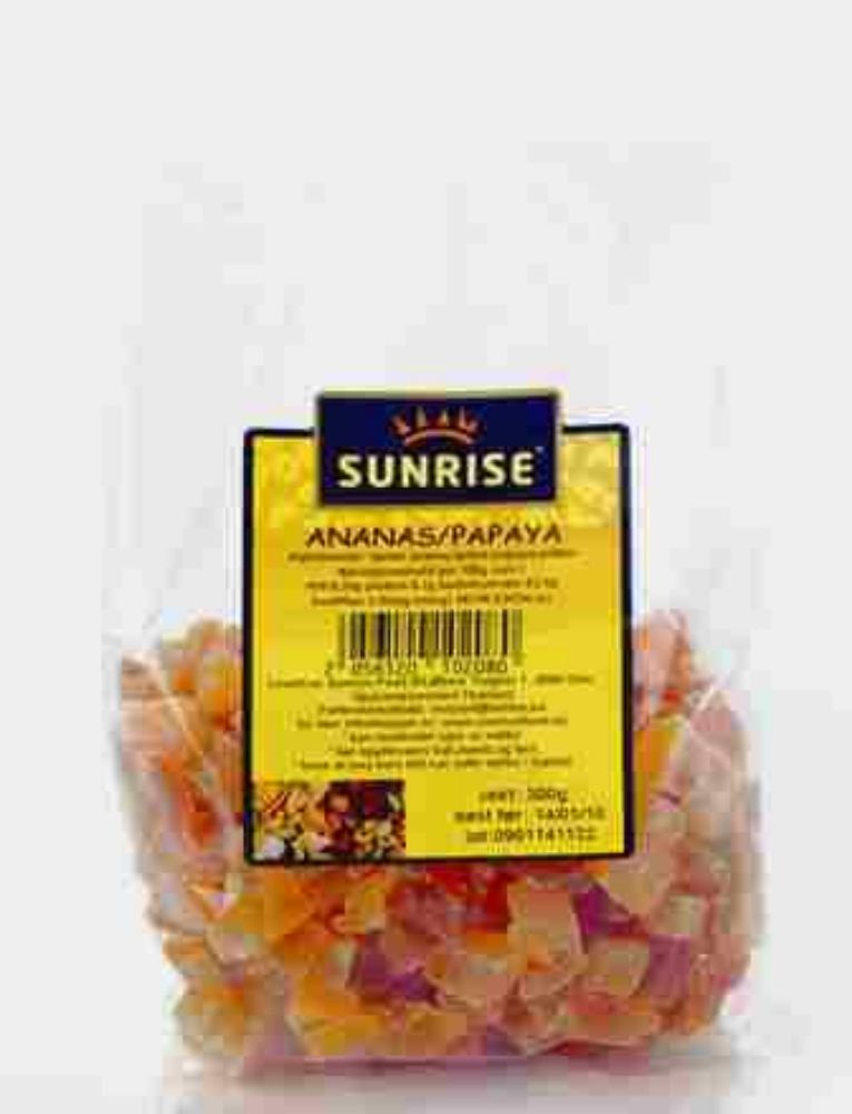 Sunrise food - sunrise ananas/papaya