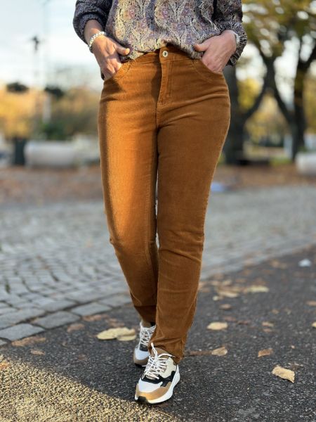 tobacco bukse CORD BUKSE PATTI STRAIGHT