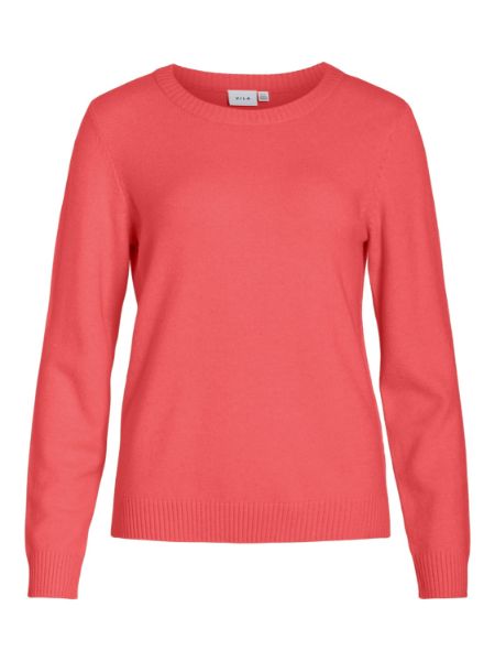 Bilde av VIRIL O-NECK L/S STRIKKET GENSER- DUBARRY RØD