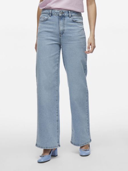 Bilde av VIEMMA HW WIDE JEANS LENGDE 30 - BLÅ