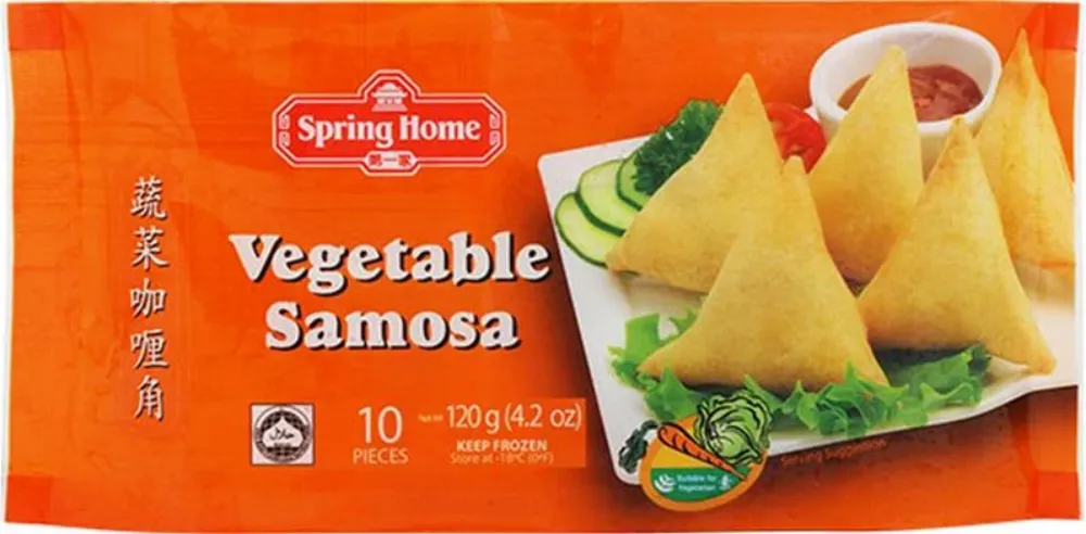 Spring home vegetable samosa