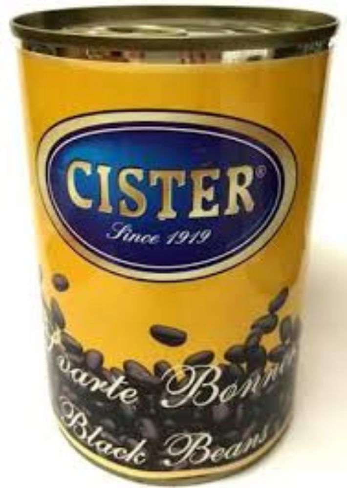 Cister svarte bønner i boks