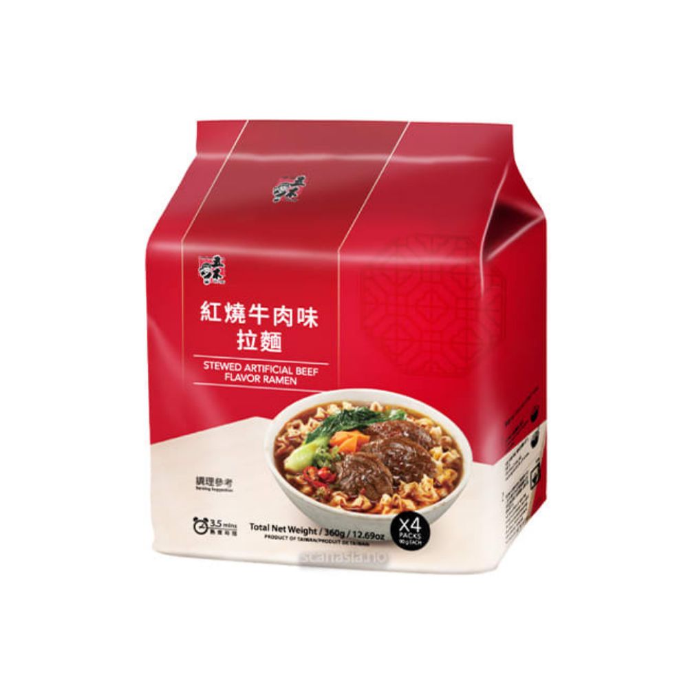 Diverse - wu mu beef flavor ramen 4-pack