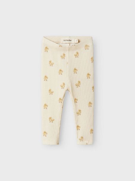 Bilde av NBNLAVO EMO SLIM LEGGING LIL - OFFWHITE DUCK