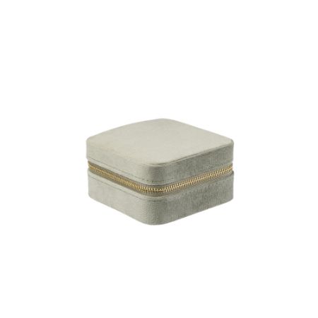 VELVET JEWELLERY BOX MINI MILIEU GREEN VELVET JEWELLERY BOX MINI MILIEU GREEN