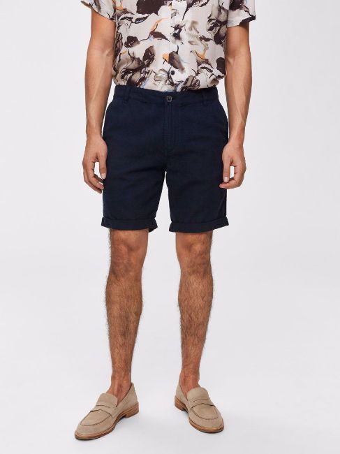 Bilde av PARIS LIN SHORTS - DARK SAPPHIRE