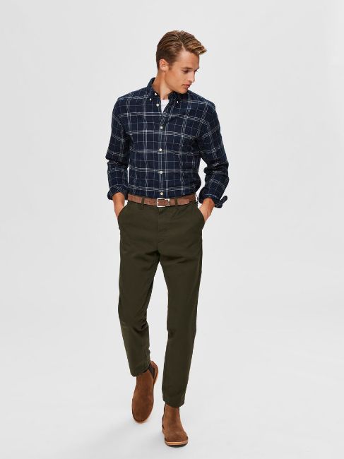 Bilde av MILES FLEX CHINOS - FOREST NIGHT