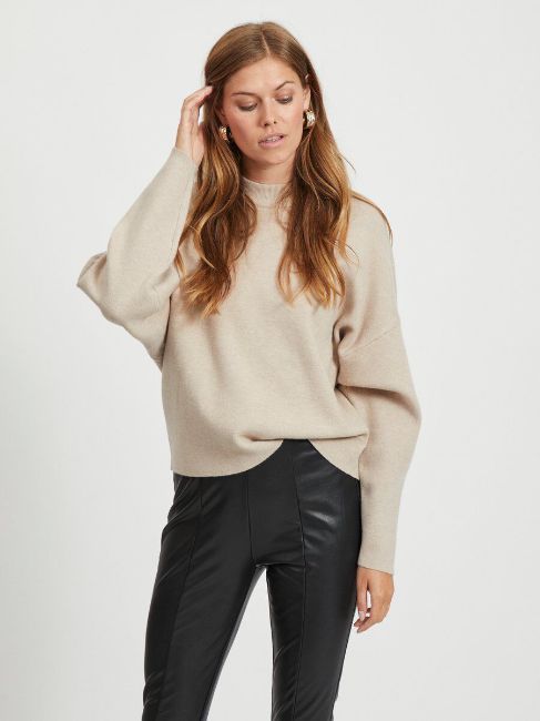 Bilde av VIOLIVINAJA STRIKKET GENSER - BEIGE