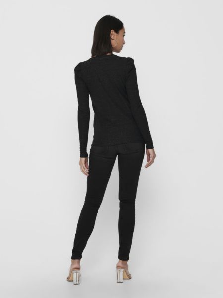 Bilde av JDYTINA LUREX TOPP - SVART