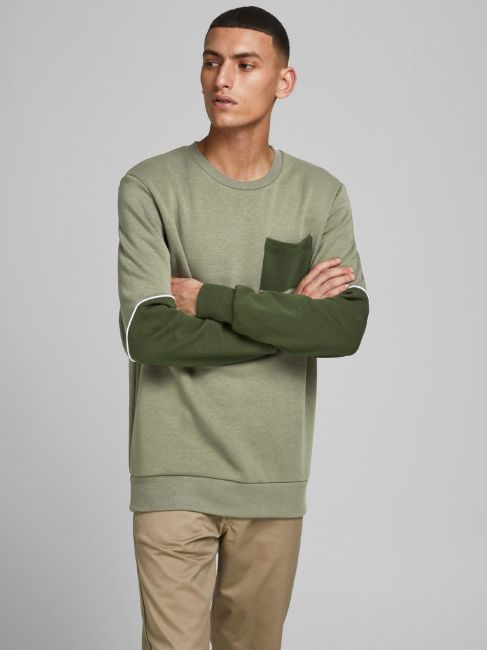 Bilde av HORIZON COLLEGEGENSER - DEEP LICHEN GREEN