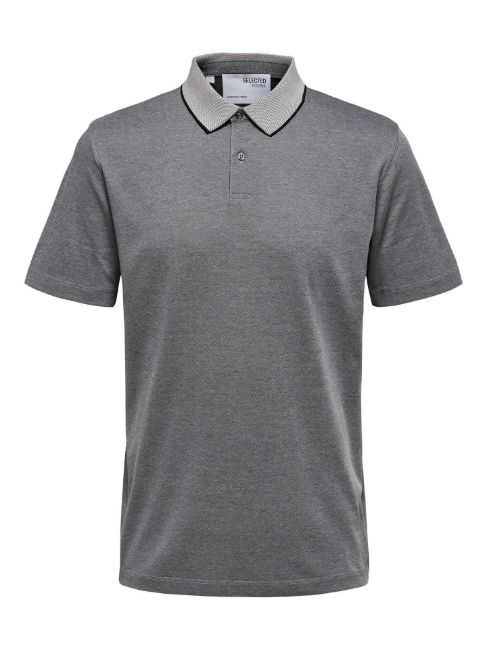 Bilde av LEROY POLO SKJORTE - MEDIUM GREY
