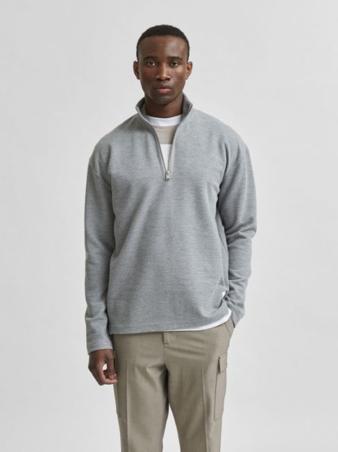 Bilde av RELAXDREW COLLEGEGENSER - LIGHT GREY