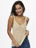 Bilde av JDYDESHA STRIKKET SINGLET - BEIGE