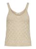 Bilde av JDYDESHA STRIKKET SINGLET - BEIGE