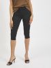 Bilde av VISTAY BLACK CAPRI BUKSER - SVART