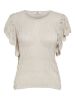 Bilde av JDYSOLIS STRIKKET TOPP - HVIT BEIGE