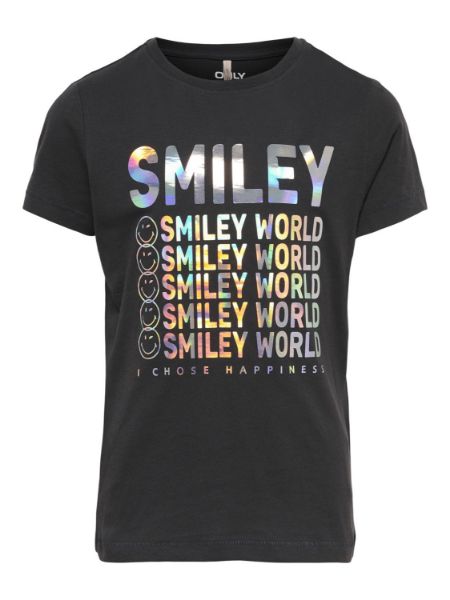 Bilde av KONSMILEY TOPP - SVARTGRÅ