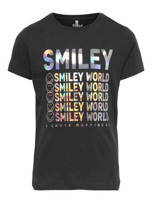Bilde av KONSMILEY TOPP - SVARTGRÅ