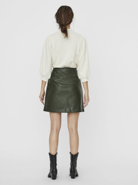 Bilde av VMPAULINE PU SKJ&AMP;#XD8;RT - MINI SKJØRT - SVART - VERO MODA - PINE GROVE