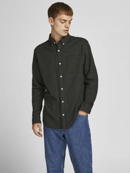 Bilde av HERRINGBONE SKJORTE - FOREST NIGHT