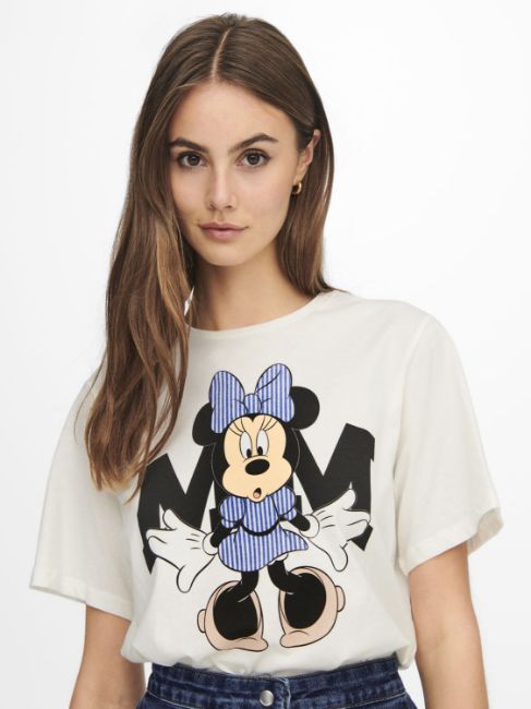 Bilde av JDYMILLY DISNEY T-SKJORTE - HVIT