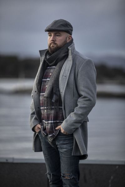 Bilde av MORRISON ULLFRAKK – GRÅ MELANGE (UTEN MERKE)