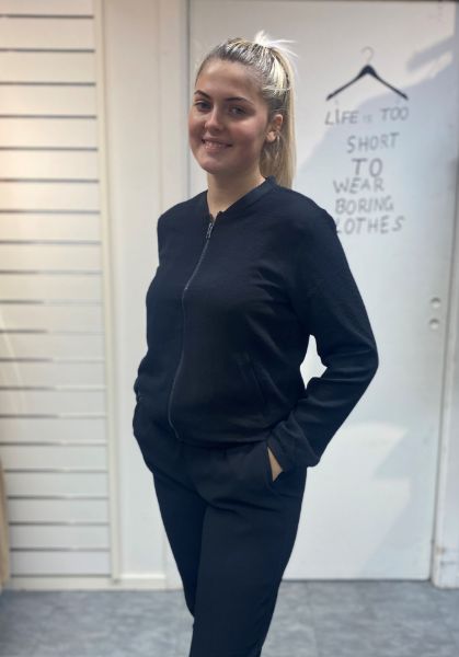 Bilde av ONLVIC BOMBER JAKKE - SVART