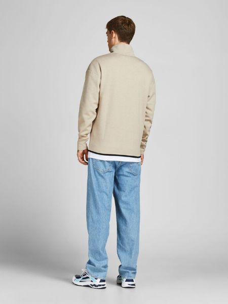Bilde av JOCAIR COLLEGEGENSER MED GLIDELÅSE I HALSEN - BEIGE / OXFORD TAN