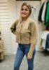 Bilde av ONLPEONY STRIKKET CARDIGAN - BEIGE / SAFARI