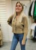 Bilde av ONLPEONY STRIKKET CARDIGAN - BEIGE / SAFARI