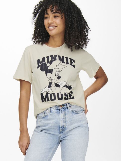 Bilde av JDYMILLY DISNEY T-SKJORTE - BEIGE