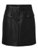 Bilde av VMPAULINE PU SKJ&AMP;#XD8;RT - MINI SKJØRT - SVART - VERO MODA - PINE GROVE