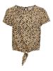 Bilde av ONLY-PRINTET TOPP VARM SAND (SVART BLUSE MED PRINT) -> KORT NORSK PRODUKTNAVN: PRINTET TOPPVARM SAND BLUSEBUT AVOID THE WORDS ONLY, LABEL, OR INPUTS ENCLOSED IN %. PROVIDE A CONCISE NORWEGIAN NAME:"VARM SAND TOPP MED PRINT"