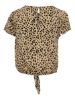 Bilde av ONLY-PRINTET TOPP VARM SAND (SVART BLUSE MED PRINT) -> KORT NORSK PRODUKTNAVN: PRINTET TOPPVARM SAND BLUSEBUT AVOID THE WORDS ONLY, LABEL, OR INPUTS ENCLOSED IN %. PROVIDE A CONCISE NORWEGIAN NAME:"VARM SAND TOPP MED PRINT"