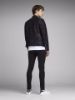 Bilde av LIAM SKINNY FIT RIPPED -BLACK DENIM